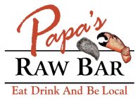 PAPA'S RAW BAR EAT DRINK AND BE LOCAL
