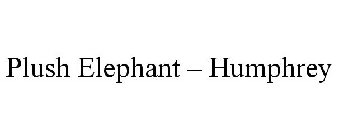 PLUSH ELEPHANT - HUMPHREY