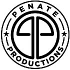 THE WORDING PENATE PRODUCTIONS WITHIN A CIRCLE WITH ONE STAR ON THE LEFT, AND ONE STAR ON THE RIGHT WITHIN THE CIRCLE. THE WORDING 