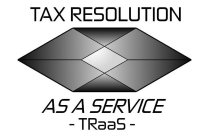 TAX RESOLUTION AS A SERVICE - TRAAS -
