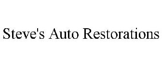 STEVE'S AUTO RESTORATIONS