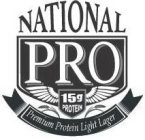 NATIONAL PRO 15G PROTEIN PREMIUM PROTEIN LIGHT LAGER
