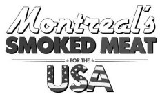 MONTREAL'S SMOKED MEAT FOR THE USA