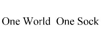 ONE WORLD ONE SOCK