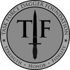 TASK FORCE DAGGER FOUNDATION T F STRENGTH · HONOR · FIDELITY
