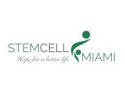 STEMCELL MIAMI, HOPE FOR A BETTER LIFE