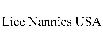 LICE NANNIES USA