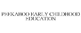 PEEKABOO EARLY CHILDHOOD EDUCATION