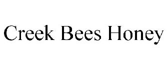 CREEK BEES HONEY