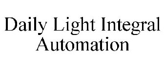 DAILY LIGHT INTEGRAL AUTOMATION