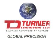 TD TURNER LOGISTICS LLC SHIPPING ANYWHERE AT ANYTIME GLOBAL PRECISION