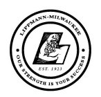 LIPPMANN-MILWAUKEE OUR STRENGTH IS YOUR SUCCESS EST. 1923