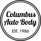 COLUMBUS AUTO BODY EST. 1986
