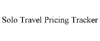 SOLO TRAVEL PRICING TRACKER