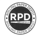 RPD· ROLLING PAPER DEPOT· KEEP ONE ROLLED