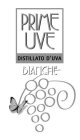 PRIME UVE BIANCHE DISTILLATO D'UVA