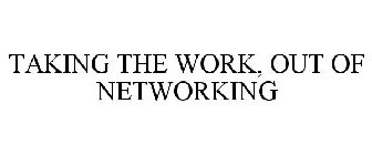 TAKING THE WORK, OUT OF NETWORKING