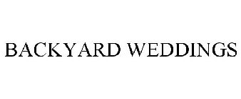 BACKYARD WEDDINGS