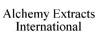 ALCHEMY EXTRACTS INTERNATIONAL