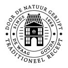 DOOR DE NATUUR GERIJPT TRADITIONEEL RECEPT SINDS 1668 DE WAAG GOUDA