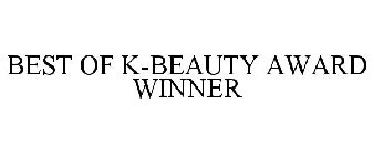 BEST OF K-BEAUTY AWARD WINNER