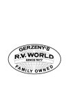 GERZENY'S R.V. WORLD SINCE 1977 FAMILY OWNED