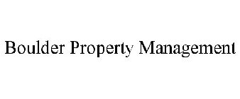 BOULDER PROPERTY MANAGEMENT