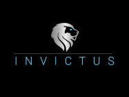 LION'S HEAD, A SEPARATION LINE, THE WORDING INVICTUS