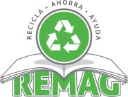 REMAG RECICLA · AHORROA · AYUDA