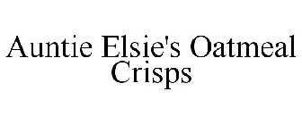 AUNTIE ELSIE'S OATMEAL CRISPS