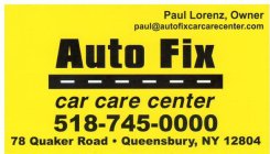 AUTO FIX CAR CARE CENTER