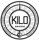 KILO PREMIUM E-LIQUID COMPANY HANDCRAFTED IN CALIFORNIA