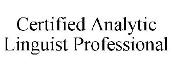 CERTIFIED ANALYTIC LINGUIST PROFESSIONAL