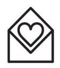THE MARK CONSISTS OF AN IMAGE OF AN OPEN ENVELOPE WITH AN IMAGE OF A HEART CENTERED WITHIN THE OPEN FLAP OF THE ENVELOPE