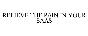 RELIEVE THE PAIN IN YOUR SAAS