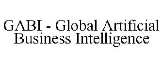 GABI - GLOBAL ARTIFICIAL BUSINESS INTELLIGENCE