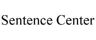 SENTENCE CENTER