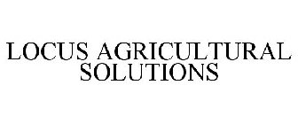 LOCUS AGRICULTURAL SOLUTIONS