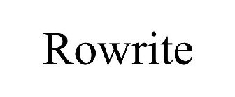 ROWRITE