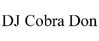 DJ COBRA DON