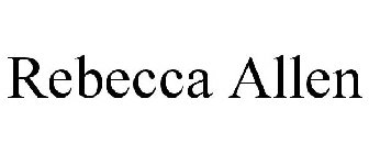 REBECCA ALLEN