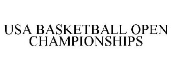 USA BASKETBALL OPEN CHAMPIONSHIPS