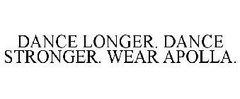 DANCE LONGER. DANCE STRONGER. WEAR APOLLA.