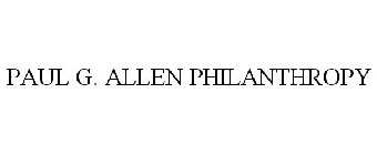 PAUL G. ALLEN PHILANTHROPY