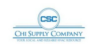 CSC CHI SUPPLY COMPANY YOUR LOCAL AND RELIABLE HVAC RESOURCE