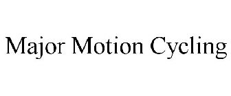 MAJOR MOTION CYCLING