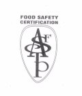 FOOD SAFETY CERTIFICATION ASFTP