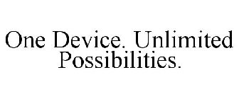 ONE DEVICE. UNLIMITED POSSIBILITIES.