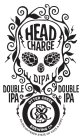 HEAD CHARGE DIPA DOUBLE IPA DOUBLE IPA OTTER CREEK BREWING CO. OCB AN ENLIGHTENED STATE OF HAZE & HOPS
