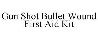 GUN SHOT BULLET WOUND FIRST AID KIT